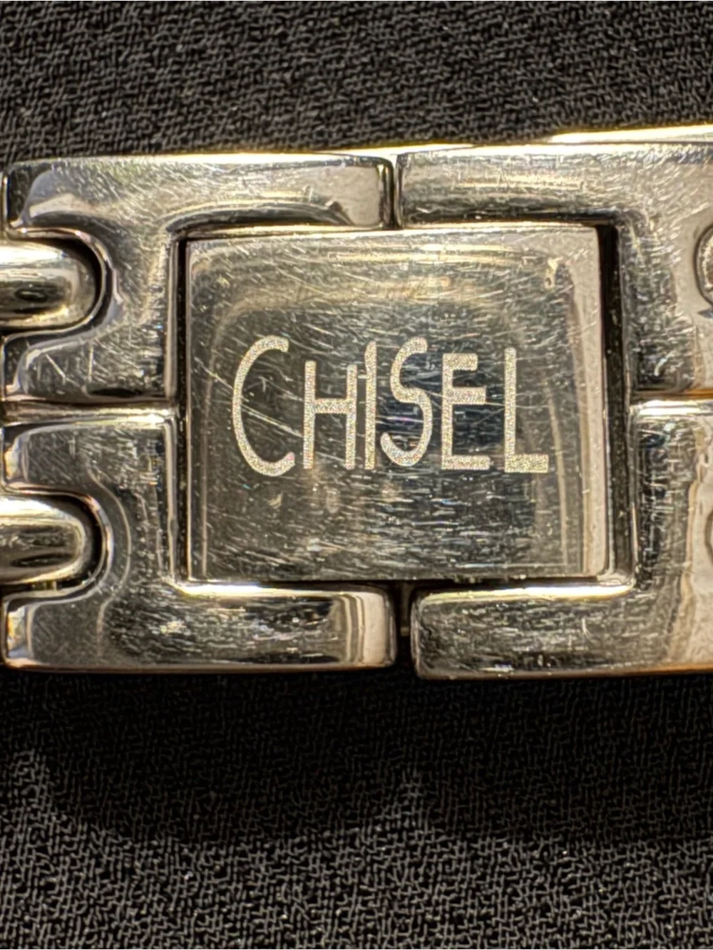 Chisel Men’s Stainless Steel Panel Link Bracelet 8.5”